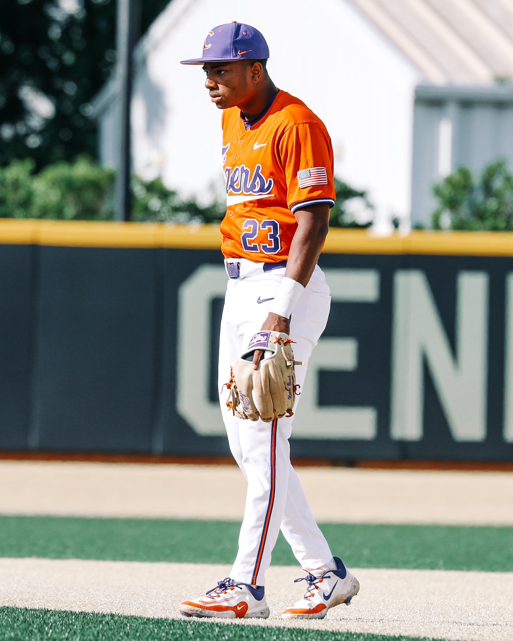 Clemson white baseball jersey deals