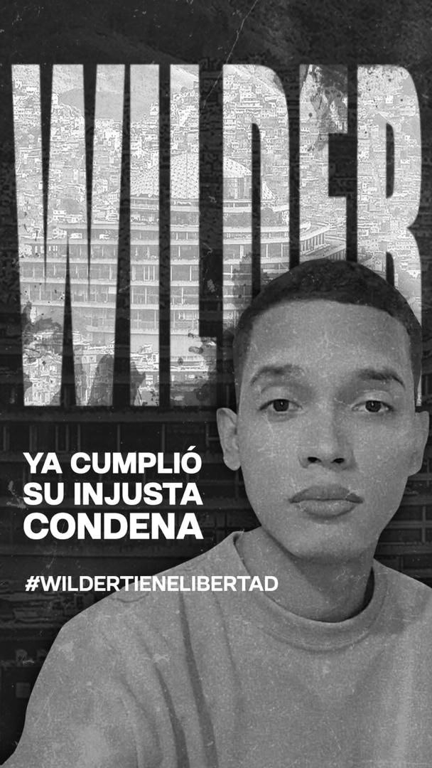 #10May #PresosPolíticos #WilderVásquez 
@LuisCarlos: Te cuento unas cosas de Wilder Vásquez, a quien probablemente no conozcas:
Wilder cumplió 29 años de edad en prisión. Está en El Helicoide desde el año 2018. Era un chamo cuando se lo llevaron. Mientras nosotros vivimos cosas…