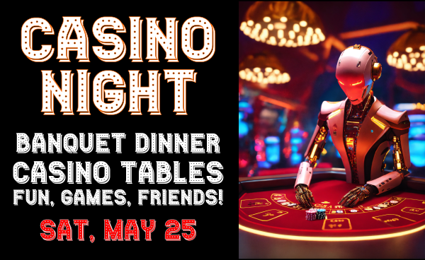 Saturday Night Party - CASINO NIGHT BANQUET! Good food, good games, and good friends - what else could you want? Get your LayerOne 2024 tickets now! layerone.org/regsitration/