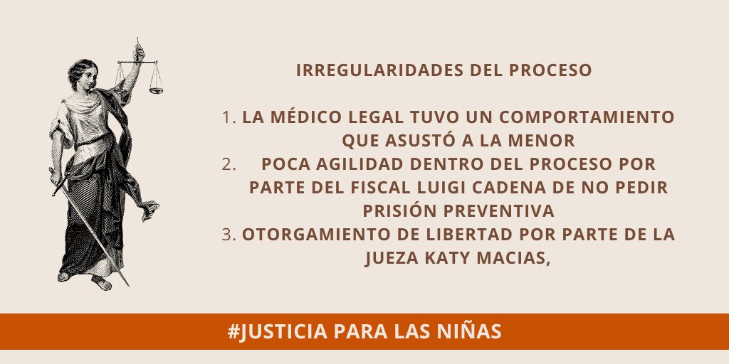 Irregularidades del proceso:

#JusticiaParaLasNiñas #LasNiñasNoSeTocan #LasNiñasNoSeViolan #LasNiñasNoSeMatan <a href="/DanielNoboaOk/">Daniel Noboa Azin</a> <a href="/FiscaliaEcuador/">Fiscalía Ecuador</a> <a href="/CJudicaturaEc/">Consejo de la Judicatura</a> <a href="/LuigiCadena/">Luigi Cadena</a>
