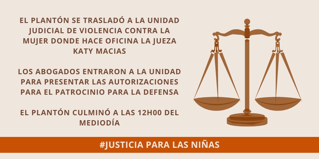 El plantón por la conmoción del caso se realizó en dos puntos de la ciudad de Portoviejo.

#JusticiaParaLasNiñas #LasNiñasNoSeTocan #LasNiñasNoSeViolan #LasNiñasNoSeMatan <a href="/DanielNoboaOk/">Daniel Noboa Azin</a> <a href="/FiscaliaEcuador/">Fiscalía Ecuador</a> <a href="/CJudicaturaEc/">Consejo de la Judicatura</a> <a href="/LuigiCadena/">Luigi Cadena</a>