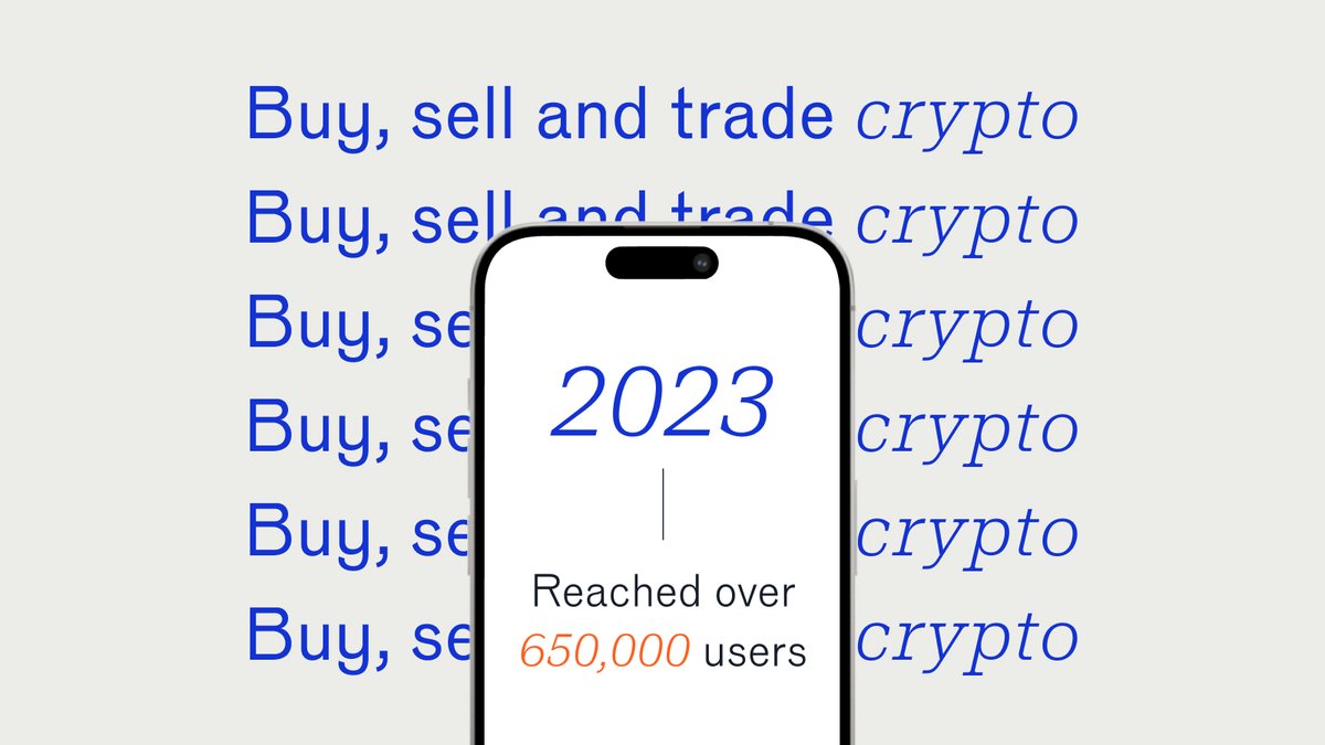 In 2023, we saw 650,000+ Aussies buy, sell & trade crypto with Swyftx.     Embracing our new brand, our commitment remains unchanged: leading the charge in innovation & equipping both our existing & future 600K with the tools to thrive in the dynamic crypto landscape. 🚀