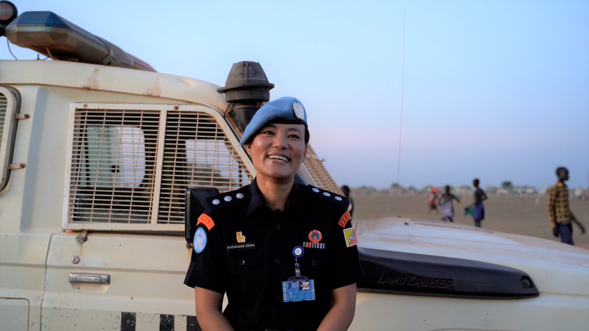 'Being away from home, it's really difficult. But once I'm in the field, I feel really proud & encouraged because we are helping someone.'

Cpt. Kuengza Dema 🇧🇹 is an @UNPOL Technical Liaison Officer with @unmissmedia, advising local police on criminal procedures + more. #PKDay