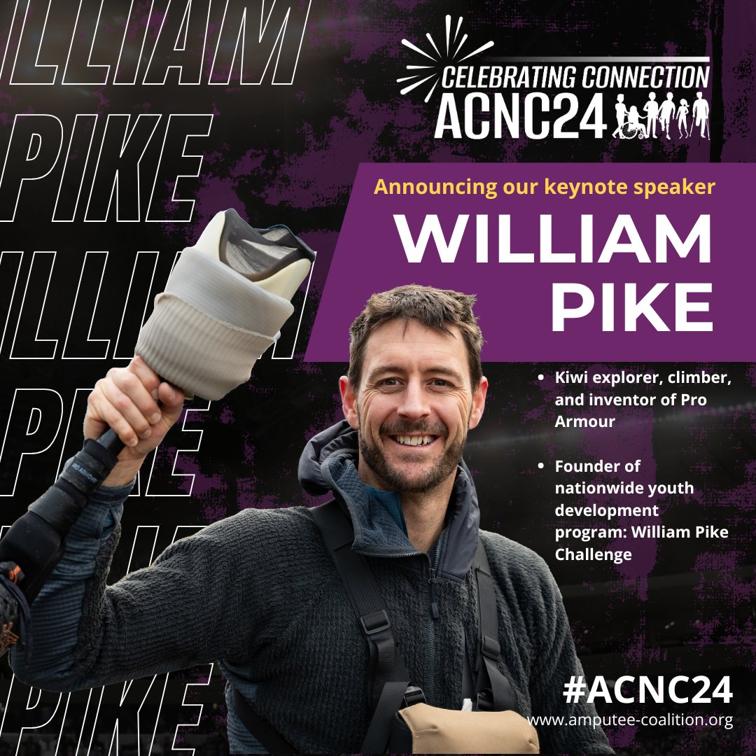 Excited to have @williampikenz as a keynote speaker at #ACNC24! Hear about his incredible journey: surviving a volcanic eruption, leading youth programs, and inventing Pro Armour. Join us in Atlanta, GA, from August 8-10. Register by June 4 for discounts! bit.ly/4cvpbnA