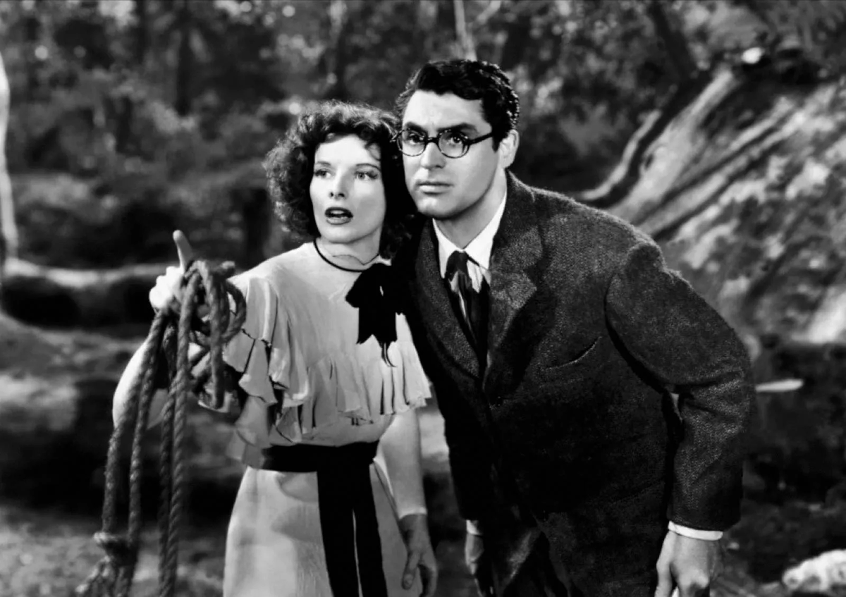 The Archive and @hammer_museum present a free, family-friendly, 35mm matinee of Howard Hawks’ “Bringing Up Baby” (1938) 🐆🐾 Sunday 5/12, 11 a.m. ucla.in/44ElFE3
