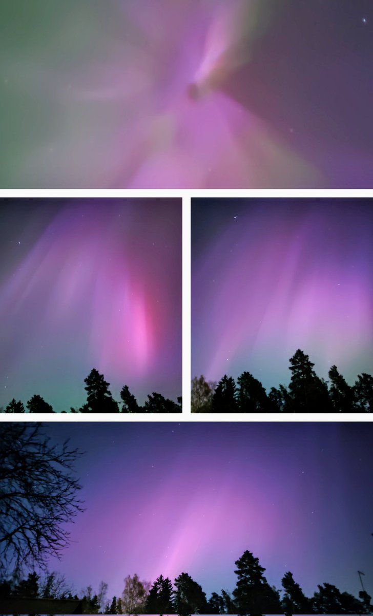What a lightshow in Finland 🤯. Few hundred pics taken. 🫣