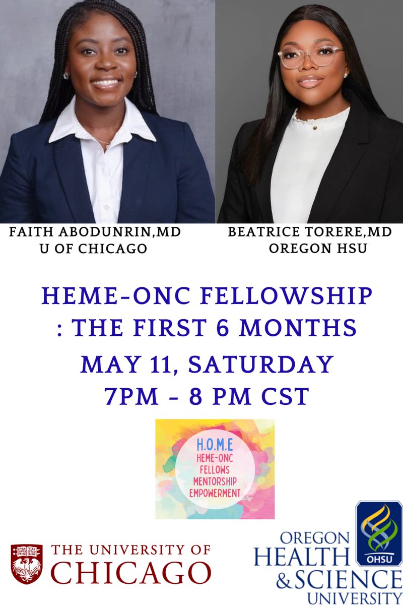 Happening Tomorrow - Dont miss event 💥with two rising hemeonc women physicians talking about how to handle the first six months of fellowship training💥
teams.live.com/meet/932619384…

<a href="/ASCOTECAG/">ASCO TECAG</a>
<a href="/IMG_Oncologists/">IMG Oncologists</a> 
<a href="/Florez_Lab/">#FlorezLab</a> 
<a href="/HemOncWomenDocs/">Hematology & Oncology Women Physicians Group—HOWPG</a> 
<a href="/HemOncFellows/">Hem-Onc Fellows Network</a>