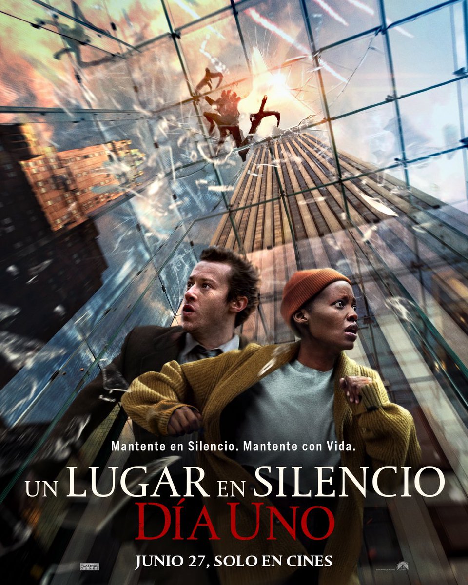 ¡Tenemos una gran noticia! #UnLugarEnSilencioDíaUno adelanta su estreno al 27 de junio. Espérala muy pronto en Cinemex.