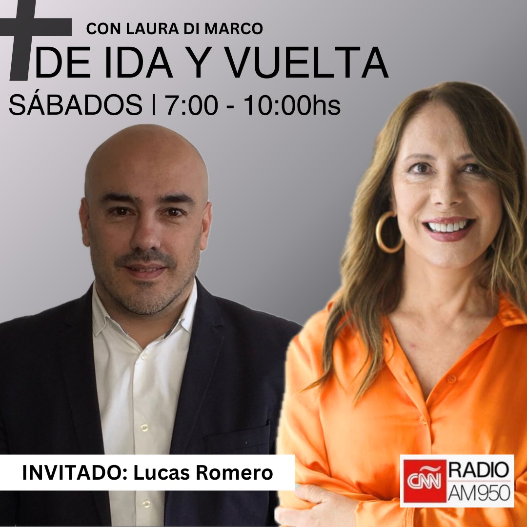 🚨EN MINUTOS #DeldaYVuelta 🕣7 a 10AM 📻@cnnradioarg - AM 950 | cnnradio.com.ar @LucaRomero, analista político, mide el humor social. ¿La gente sigue bancando a Milei tras el ajuste? ¿Cuánto tiempo más pueden hacer un esfuerzo los argentinos?