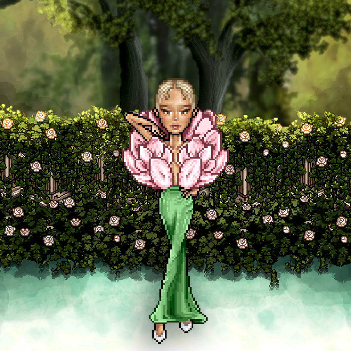 Luna wows the crowd! #TheMetGala2024

*Removing custom headpiece* 😲

"WE LOVE YOU LUNA!!!!"