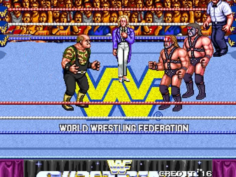 @WWE80sLadies @ladyannouncer @WWEUniverse @WWENetwork @TripleH Paved the way for the likes of Lilian Garcia and Samantha Irvin today. Was also featured in the classic WWF WrestleFest arcade game. 😃