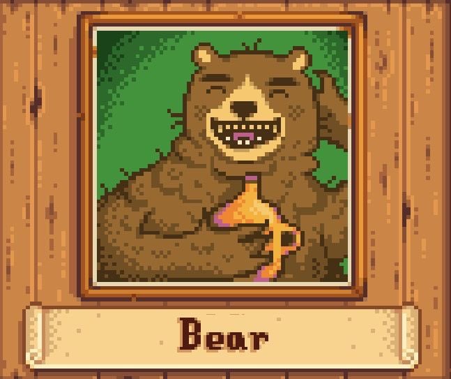 pilih lakilaki atau beruang kalau lg tersesat di hutan ak pilih beruang 

the bear i mentioned: