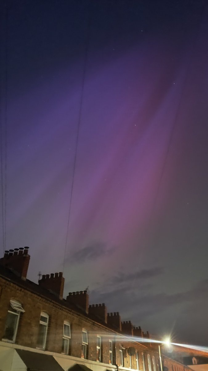 And this was the aurora from my own street!