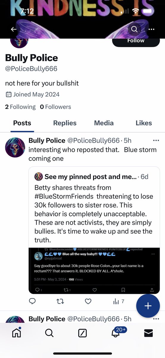 ‼️‼️ 2accounts to cause chaos only You know what to do as we don’t support chaos agents @bluestormlies @PoliceBully666 Repost to keep the blue community safe! Thanks.