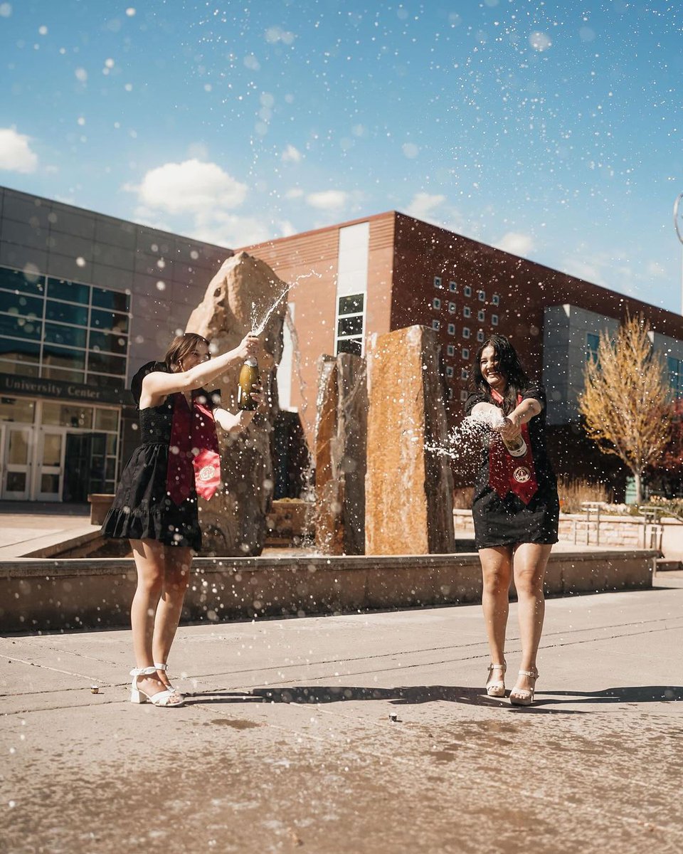 Here's to lifelong memories and friends 🫶 8 more days until Spring 2024 Commencement! 📸: @juswillis (IG) 🎉 Want to be featured on our page? Tag or DM @ColoradoMesaU your grad photos 🎓 #CMesaUGrad #ClassOf2024