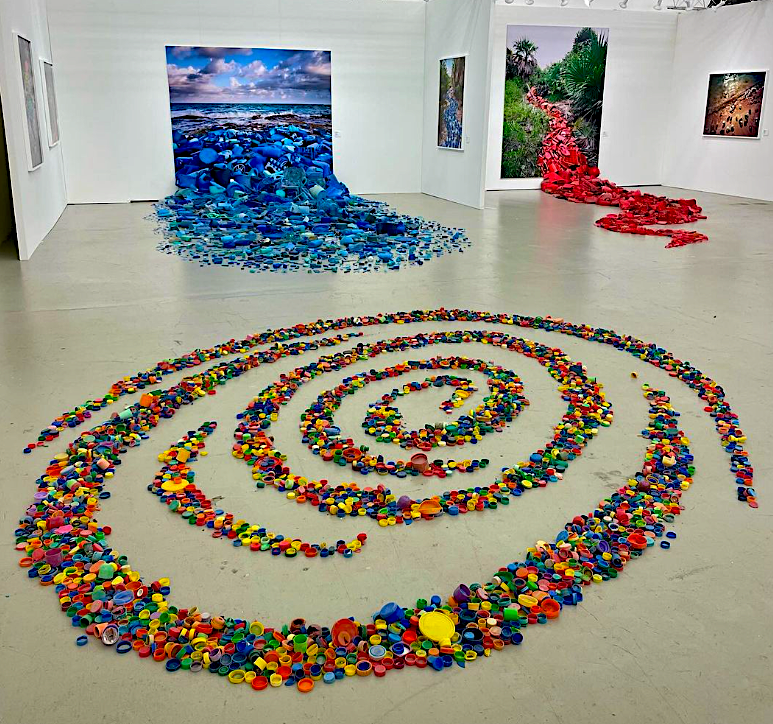 One of my fave #artists Alejandro Duran Booth 1.01
FOCUS Art Fair this weekend 5/10-12. #NYC 548 W 22nd St. @Focusartfair 
Washed Up: Site-Specific Found Plastic & Trash Installations #washedup #StopPlasticPollution bit.ly/1IGdRlS