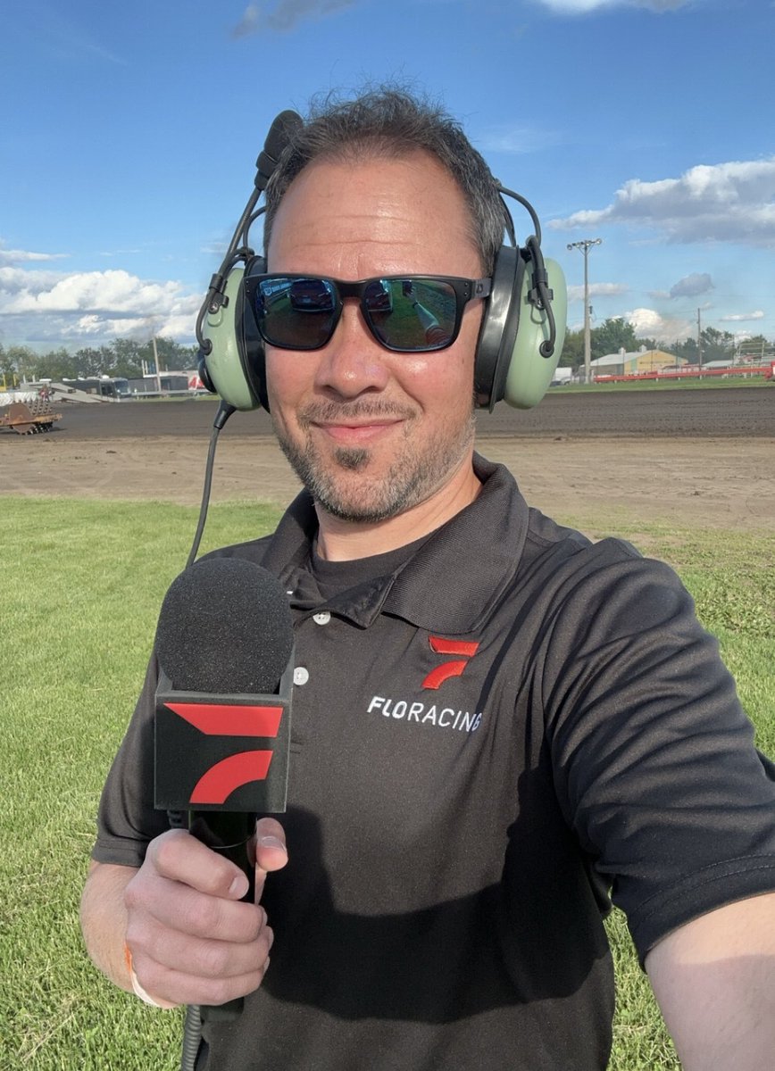 Pit Reporting for the first time in about 10 months. Let’s see if I remember how to do this… 📺 @FloRacing