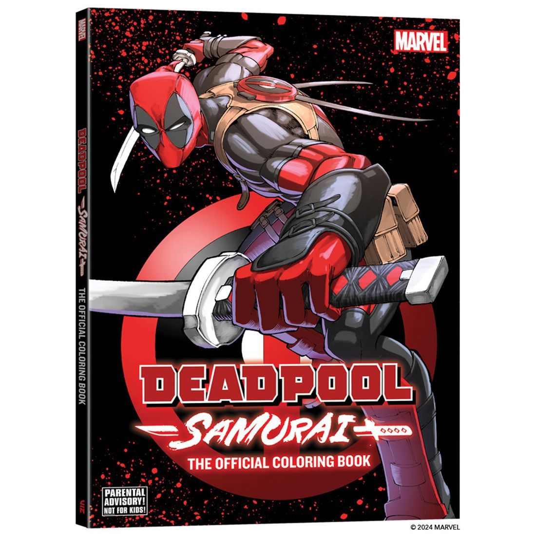 Cover reveal! 🔥 
Deadpool: Samurai—The Official Coloring Book releases August 13, 2024.

Pre-order now: buff.ly/4bakKgi