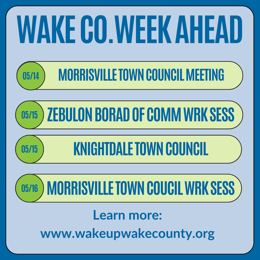Super busy week in municipal decision-making so make sure to see if there are meetings in your area.  

From Land Use Boards to County Commission - they are all on our Community Calendar because they have a direct impact on development and planning happening right now in our area