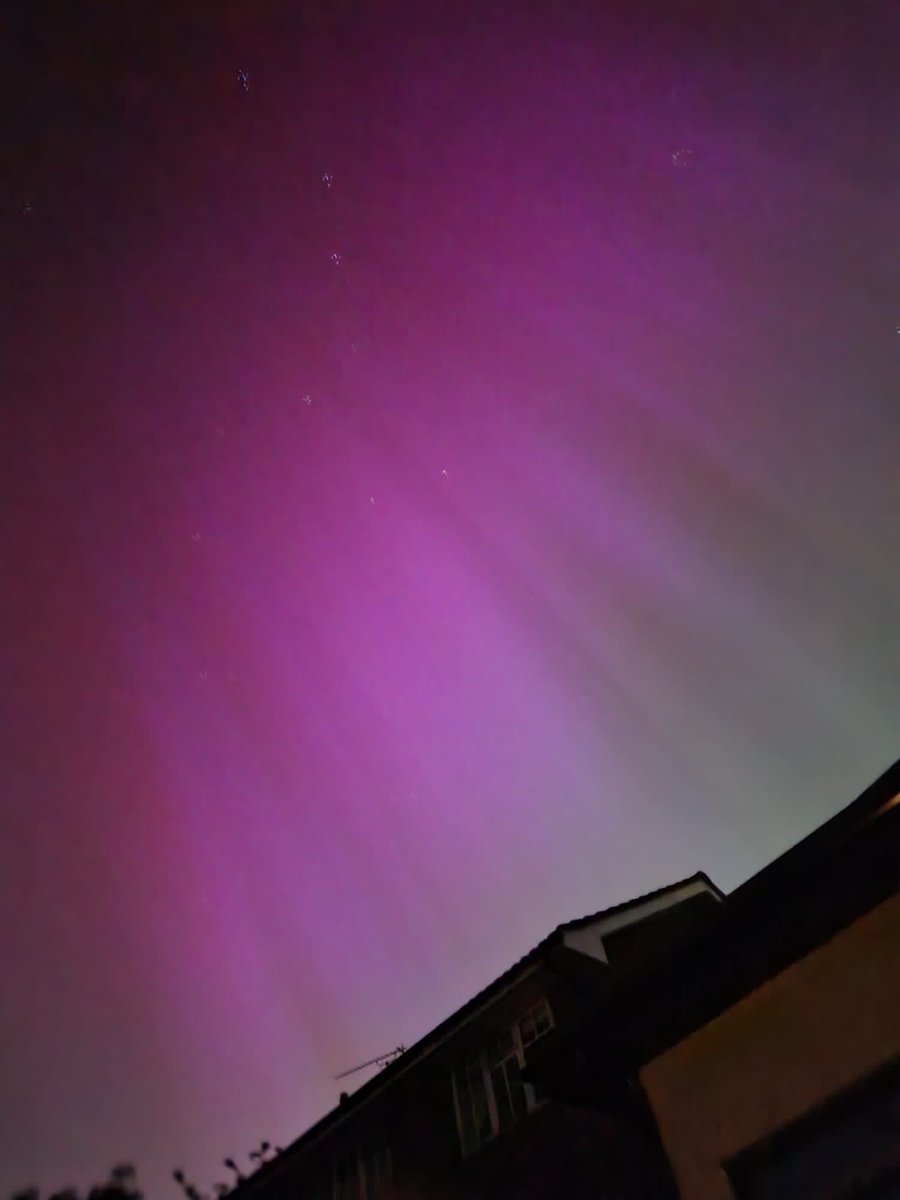 #NorthernLights #Billericay honestly a bucket list moment thrilling to see this spectacle from my back garden!