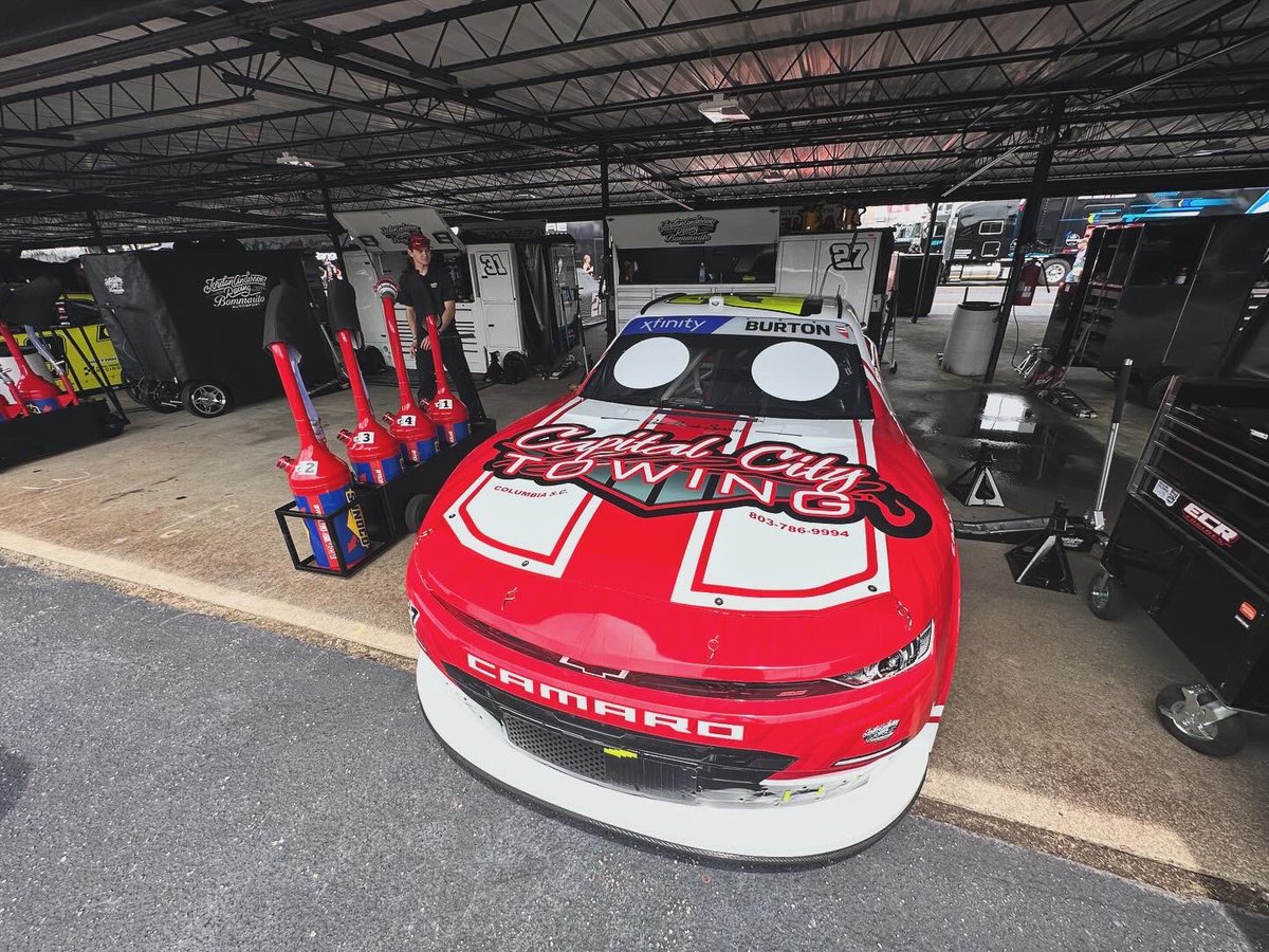Rain topped the charts in today’s practice, but tomorrow we unveil our true pace as we take on the Lady in Black! Join us at 1:30 PM for all the action. 🏁