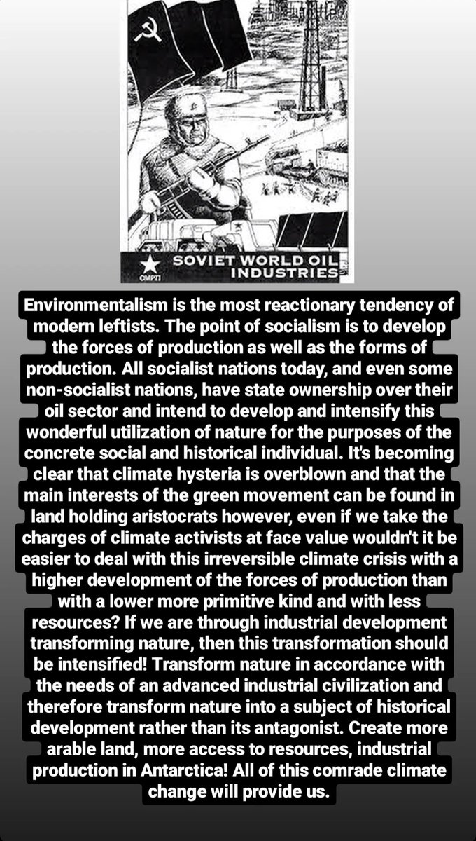 More thoughts I posted on instagram #communism #marxism #socialism #leftism #EnvironmentalJustice #Environnement #environmentalism