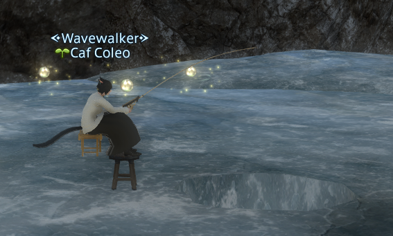 And now, a brief thread of my favorite #FFXIV fishing spots.

1. Exploratory Ice Hole, Coerthas Central Highlands