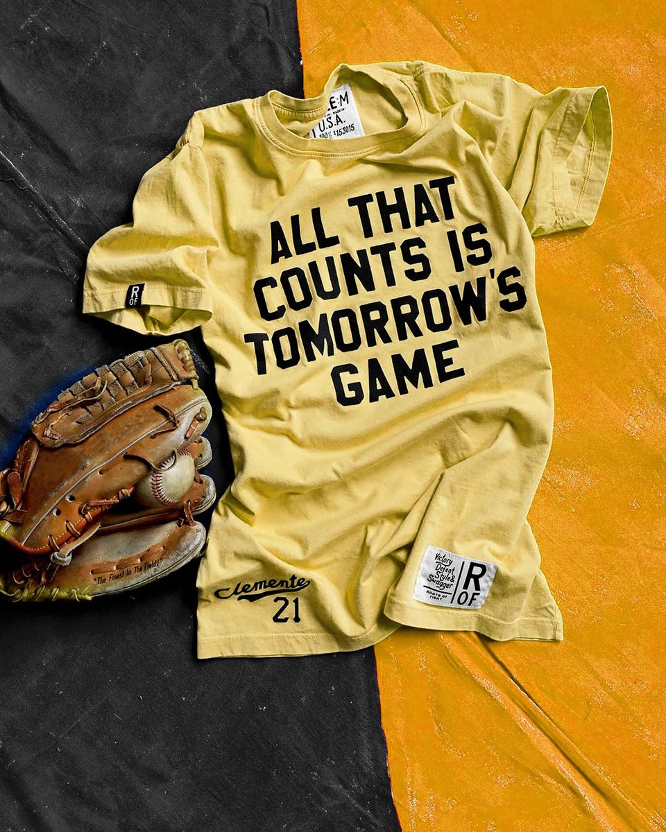 A man of service and a baseball legend! We’ve got an iconic drop celebrating the great Roberto Clemente.

#RootsofFight #KnowYourRoots
rootsof.co/ClementeT