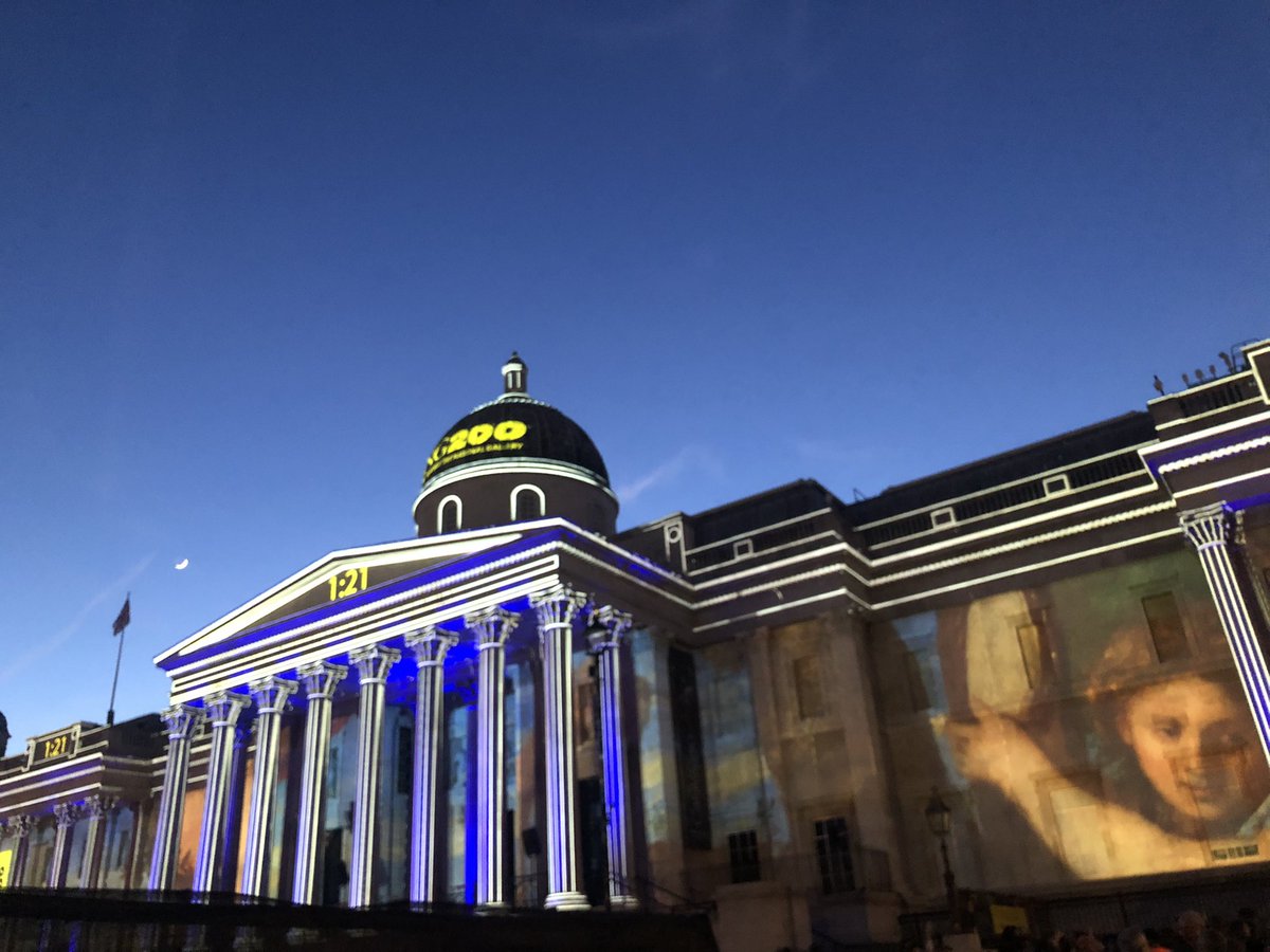 A spectacular light-show under a new moon tonight to celebrate #NG200!