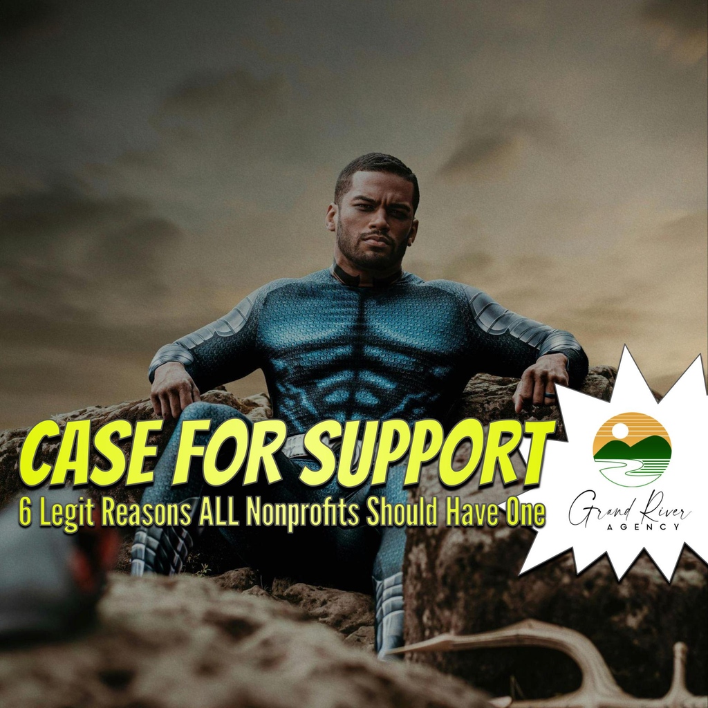 NONPROFIT SUPERHEROES! Discover how a robust case for support document can supercharge your grant proposals and fundraising efforts.

grandriveragency.io/6-reasons-for-…

#NonprofitFundraising #CaseForSupport #CaseStatement #NonprofitManagement #NonprofitTips #GrantWriting