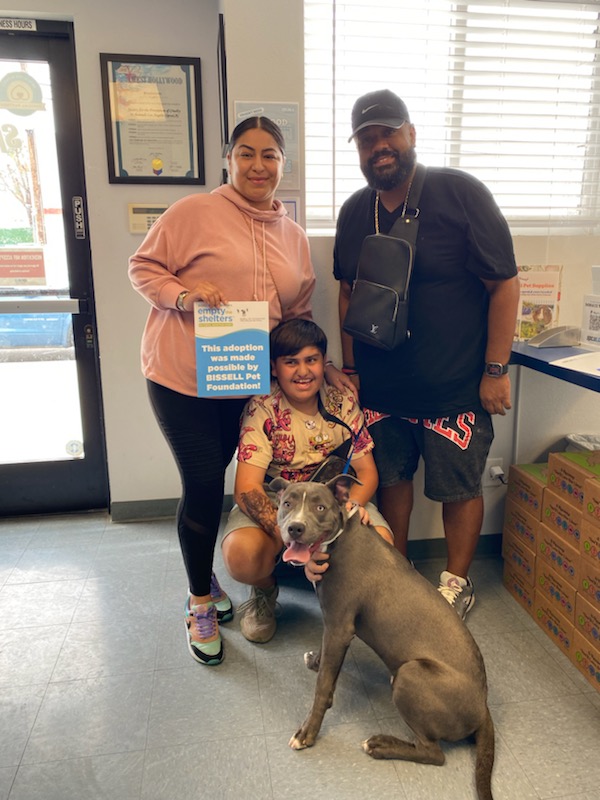 We shared Bongo's adoption info last week. Now he's going home with this family who are so happy to have him!

#FriendsForLife #spcaLAadopt #spcaLAalum #HappyAdoption #AdoptDontShop