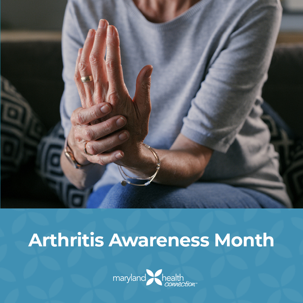 May is Arthritis Awareness Month! If you're living with arthritis, your Maryland Health Connection coverage can help you prevent and treat it. From accessing specialists to medications and physical therapy, find support for pain management and improved mobility.