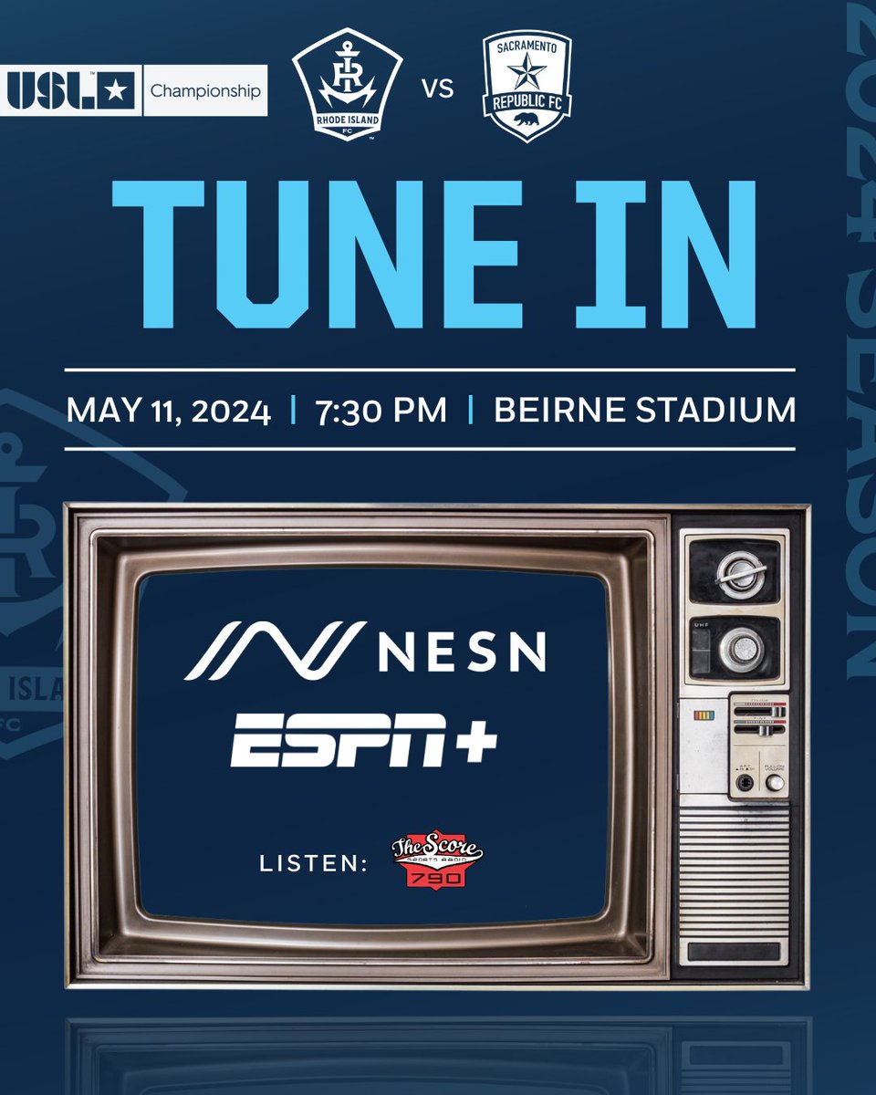 24 hours until we return to Beirne Stadium to take on Sacramento Republic FC 👊

#WickedGoodSoccer | #RIFC⚓