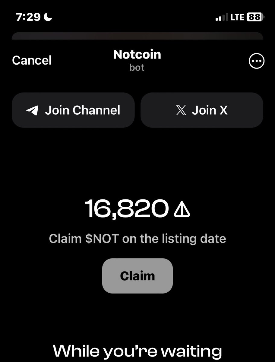 ParcyFilber's tweet image. What is happening please my notcoin is showing me this I can’t claim please what is happening 
@InfluencerDee @thenotcoin @Notcoin01
