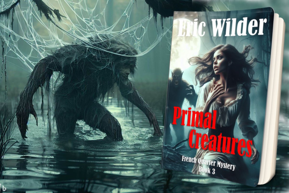 🔥French Quarter P.I. Wyatt Thomas investigates a suspicious murder on a #Louisiana island resort #books #paranormal #mystery #NewOrleans #Werewolves #weekendreads #EricWilder #KindleUnlimited amazon.com/dp/B00AZCD8KC/…