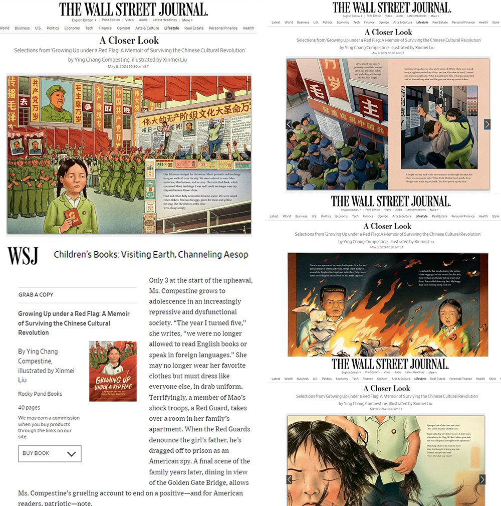 Thrilled to share a wonderful #surprise! My new #memoir, #GrowingUpUnderaRedFlag, is featured in today's @WSJ!
#wallstreetjournal #newrelease #newbookrelease #library #librarians #classroomlibrary #kidlit #booksforkids #bookworms #childrensbooks #booklovers #diversebooks