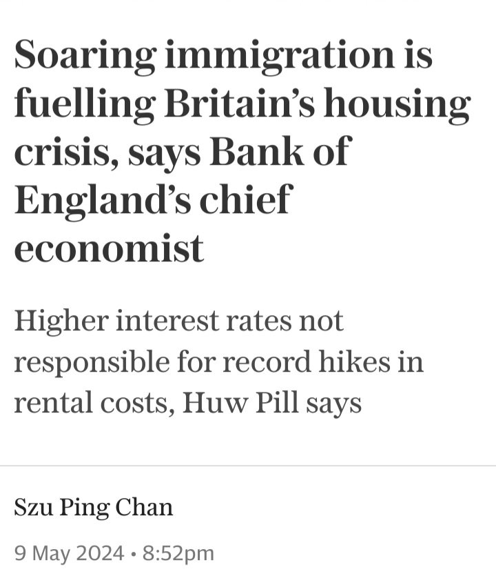It doesn't take a rocket scientist to understand why both Britain and Ireland have a 'housing crisis'.

#HousingCrisis 
#IrelandisFull 
#EndDirectProvision 

telegraph.co.uk/business/2024/…