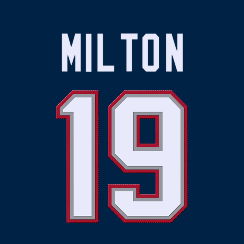 New England Patriots QB Joe Milton (@Qbjayy7) is wearing number 19. Last assigned to Marco Wilson. #NEPats