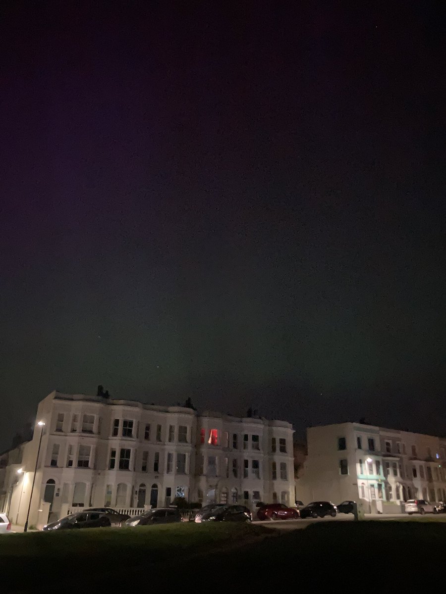 So much noise on my silly little camera phone but this was absolutely S T U N N I N G to the naked eye. All from just up the road, surrounded by streetlights, in Hastings. Wow.