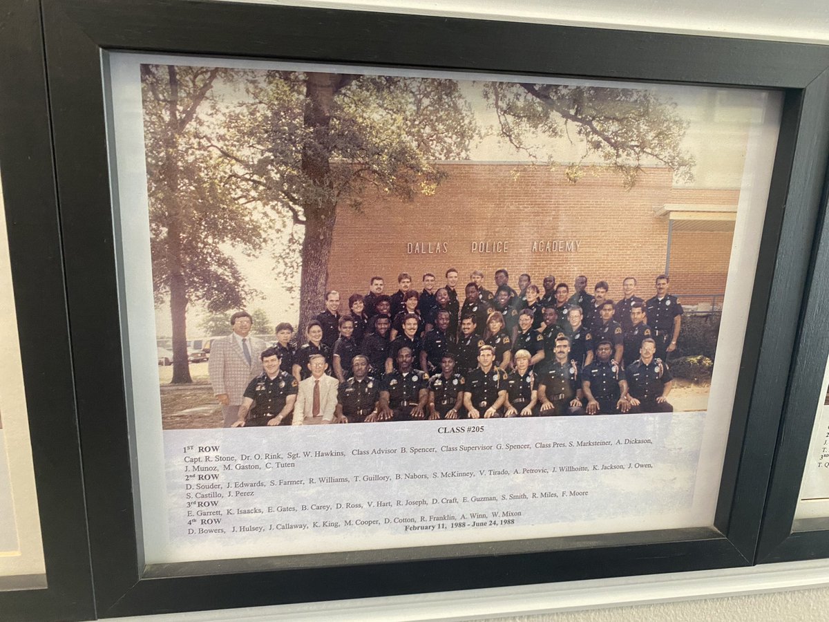 Was honored to work with  the officers at the @DallasPD Academy showing them how to apply learning theories to their work with recruits. 

It was good to see the officers remember the fallen and those before them. I saw my father’s portrait and his graduating class. 
@UNTDallas