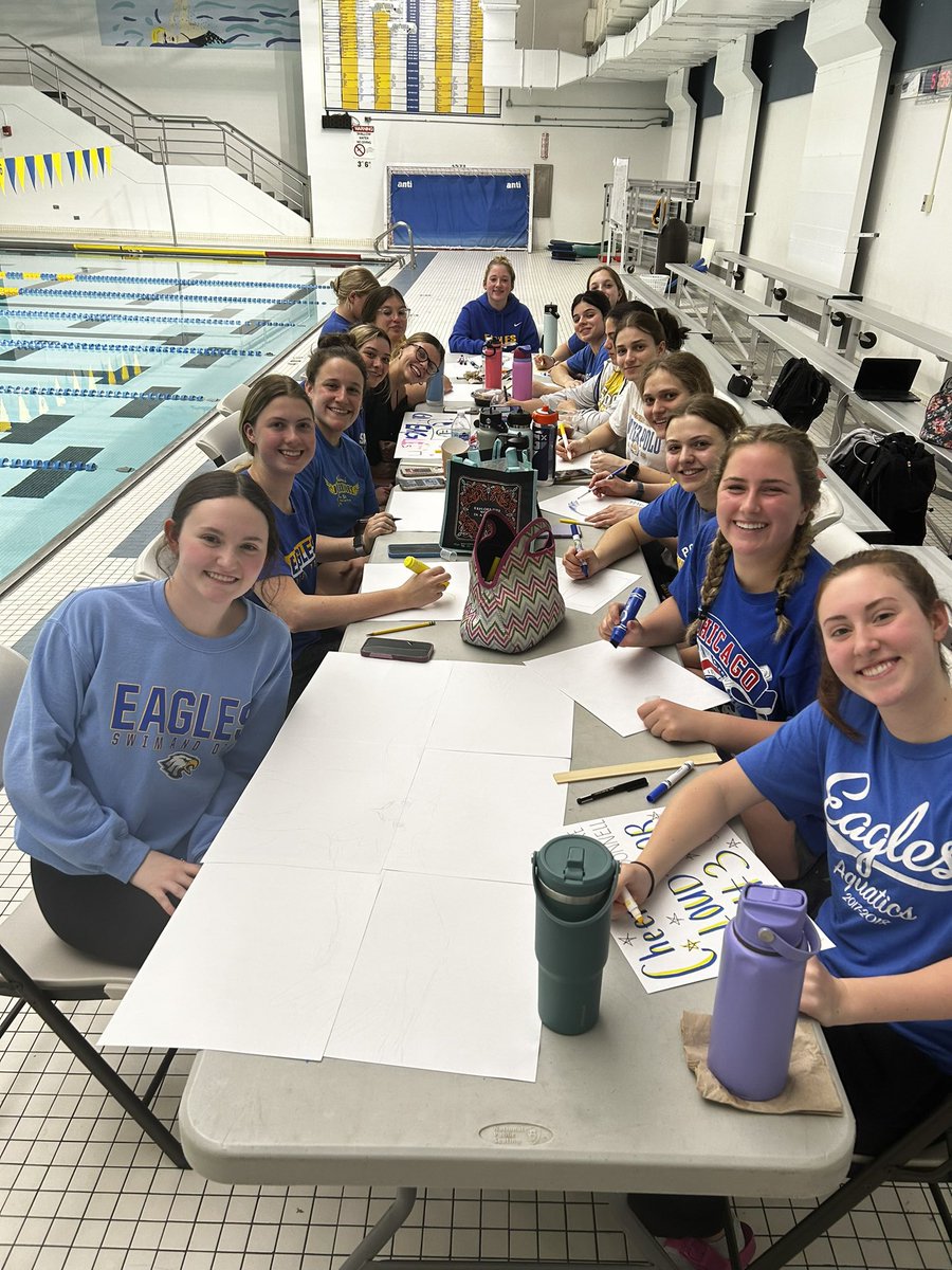 Sandburg Girls Water Polo (@csgirlspolo) on Twitter photo Dinner, poster making, and game day ready!!🦅 Dinner, poster making, and game day ready!!🦅