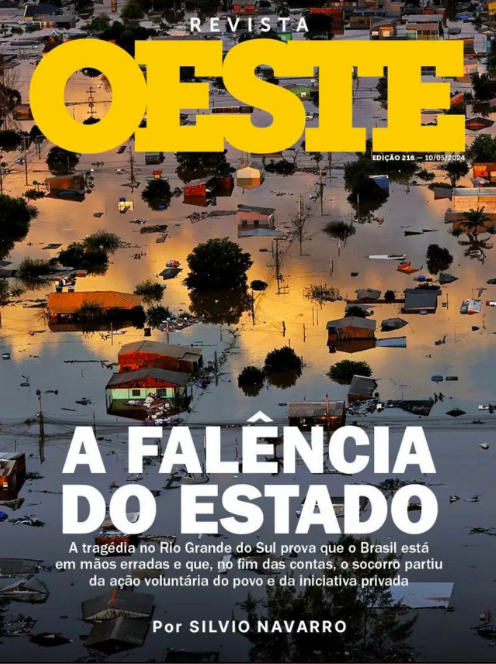 O Estado fracassou. Mas a solidariedade da sociedade civil -- o melhor do povo brasileiro -- vai resgatar o Rio Grande do Sul.