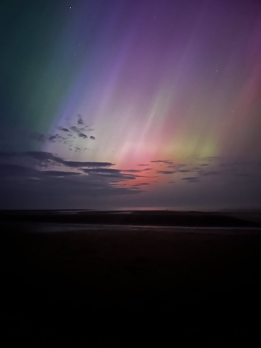 Aurora over Alnmouth… Northumberland really is wonderful!