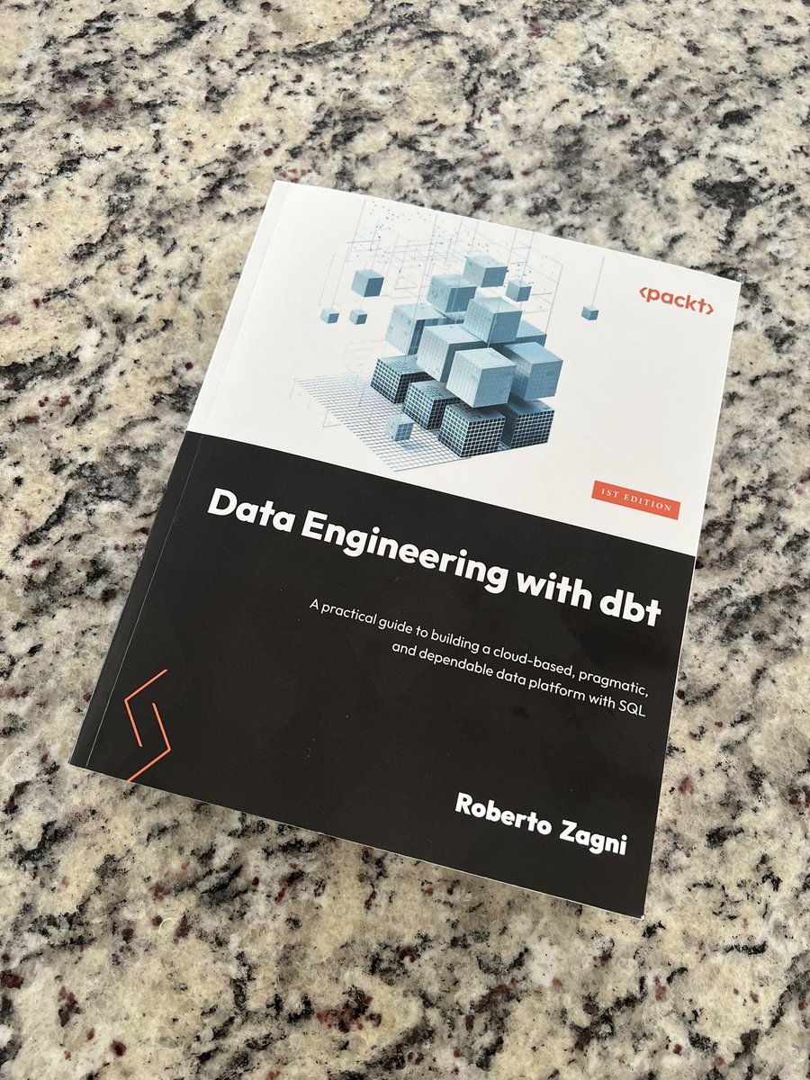 Just arrived today. Can’t wait to dive into this over the weekend 📚 #dataengineer