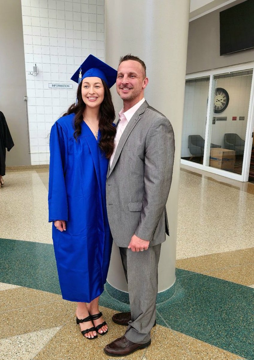 #prouddad My baby is graduated and begins her new position in neonatal care this month!