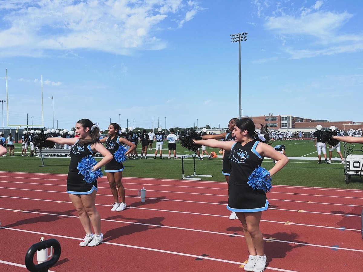 First night as a High School Cheer Coach! My girls are incredible and I can’t wait to see all the amazing things we will accomplish this next year! 🩵🖤 #BeDifferentBePaetow <a href="/PaetowHS/">Paetow High School</a>