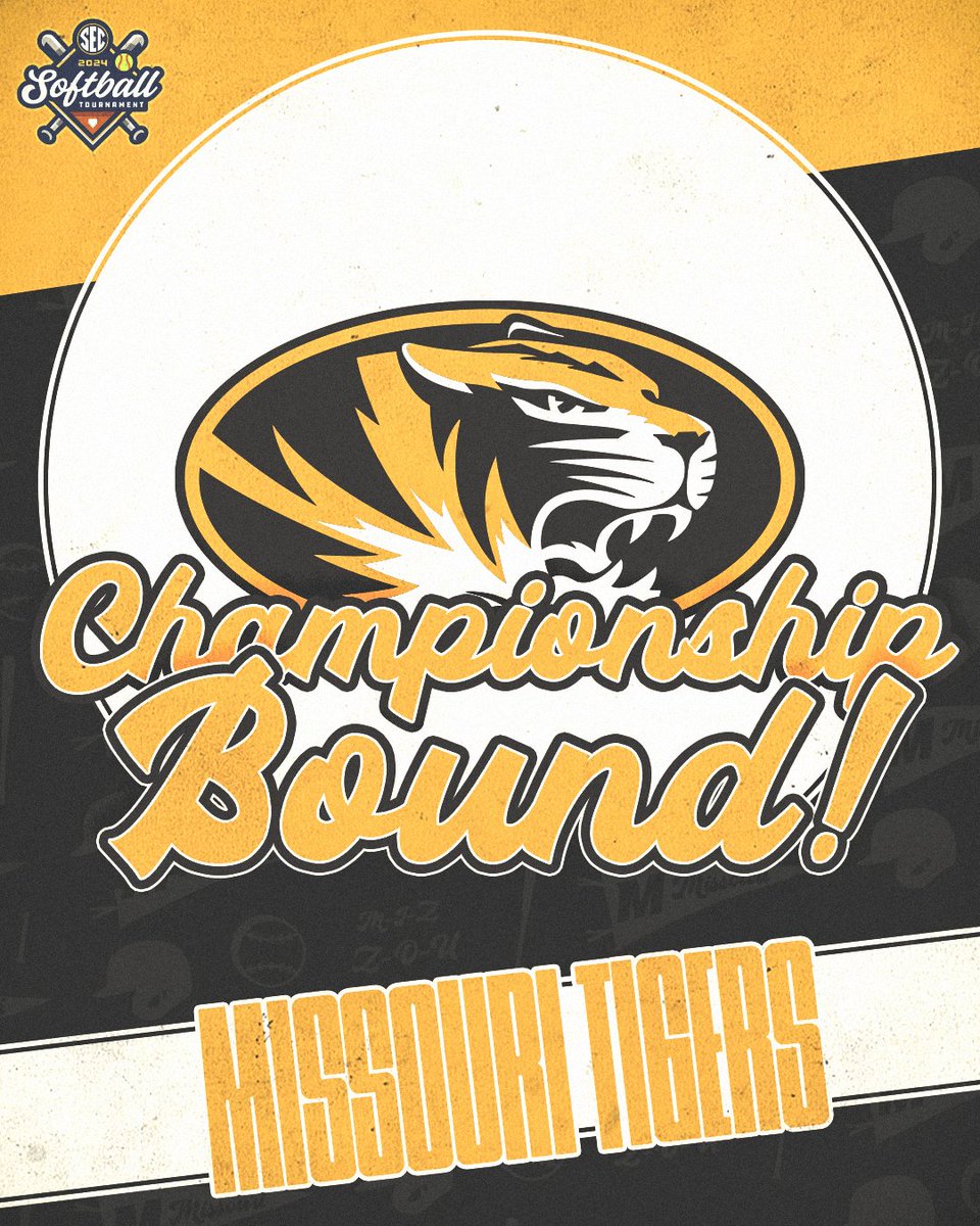 FINALS BOUND 😤 @MizzouSoftball is headed to the championship for the 3rd time in program history! #SECSB x #SECTourney