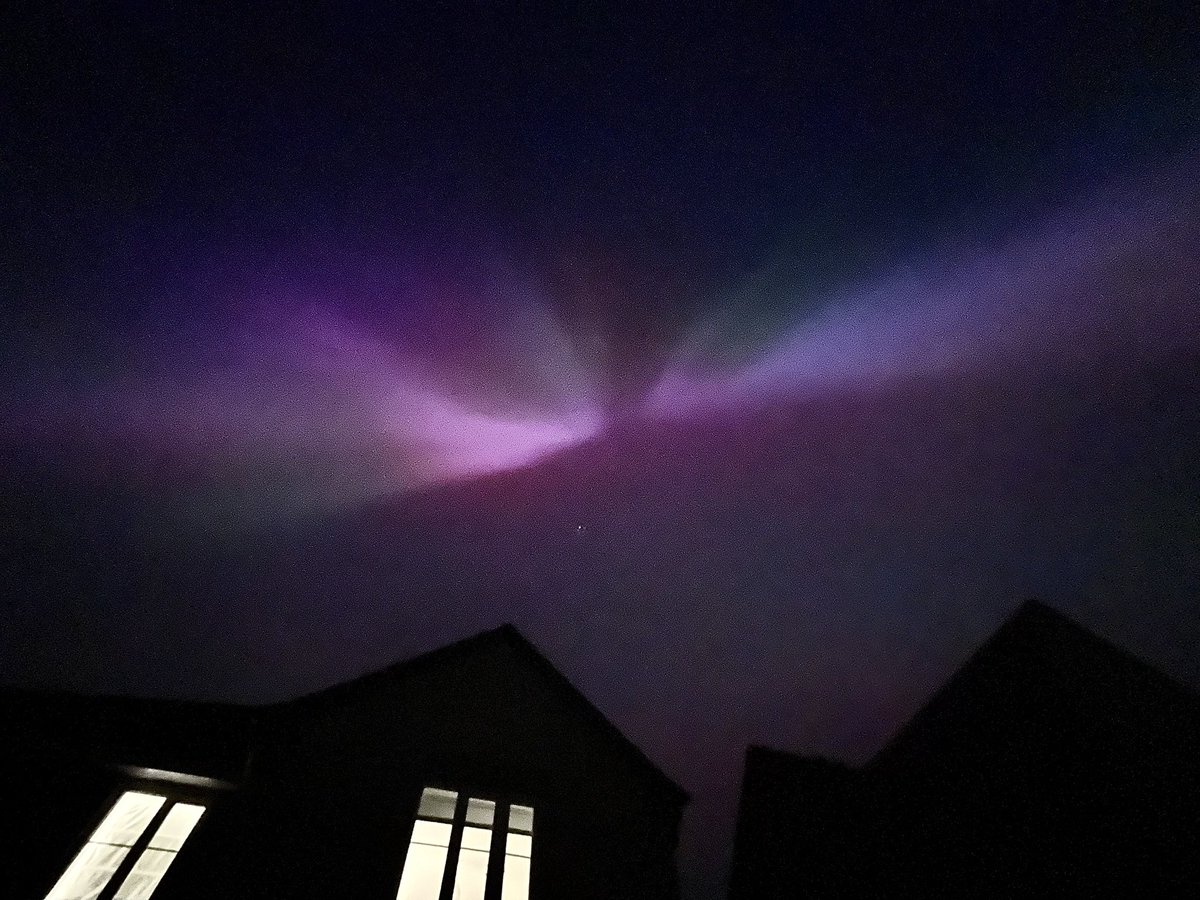 I am absolutely stunned at the incredible Aurora, what an absolute treat to see this from outside my house in Shifnal, Shropshire ❤️