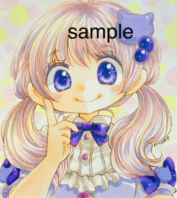 「blue bowtie frills」 illustration images(Latest)