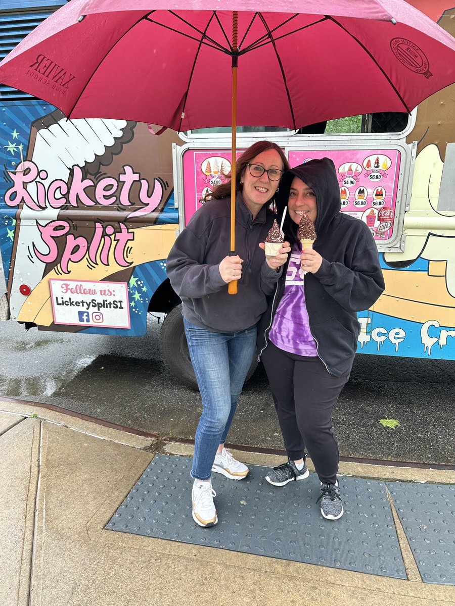 We kicked off Teacher Appreciate Week with donuts and coffee for our staff and ended with ice cream! 🍦🍩💜#2getherISbetter